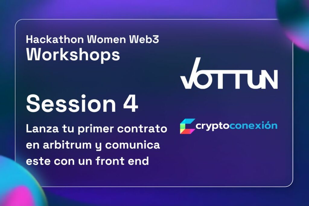 Cryptoconexion, hackathon web3, women, arbitrium